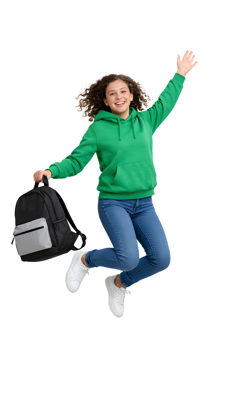 Meisje cambreur college